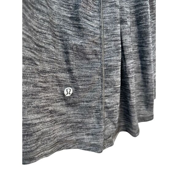 Lululemon heather gray women’s racerback tank top size L   #36-1839 - Picture 2 of 3
